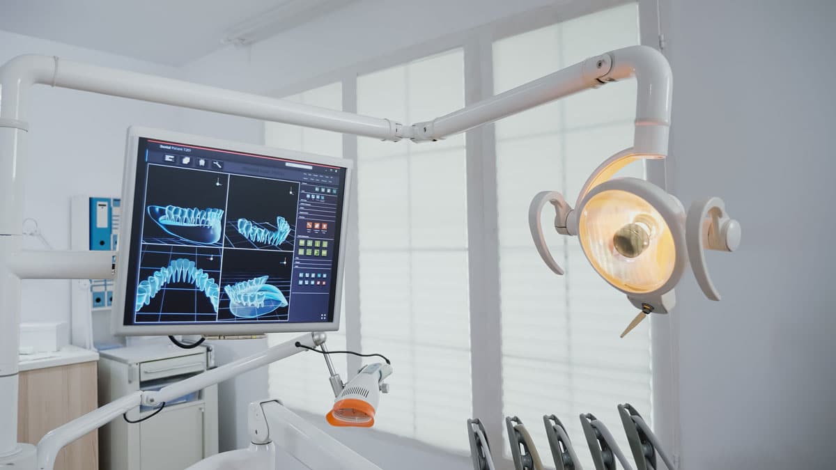 scanner 3d e preview del trattamento di ortodonzia invisibile