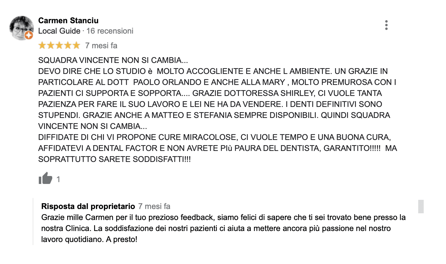 Recensione Carmen Stanciu